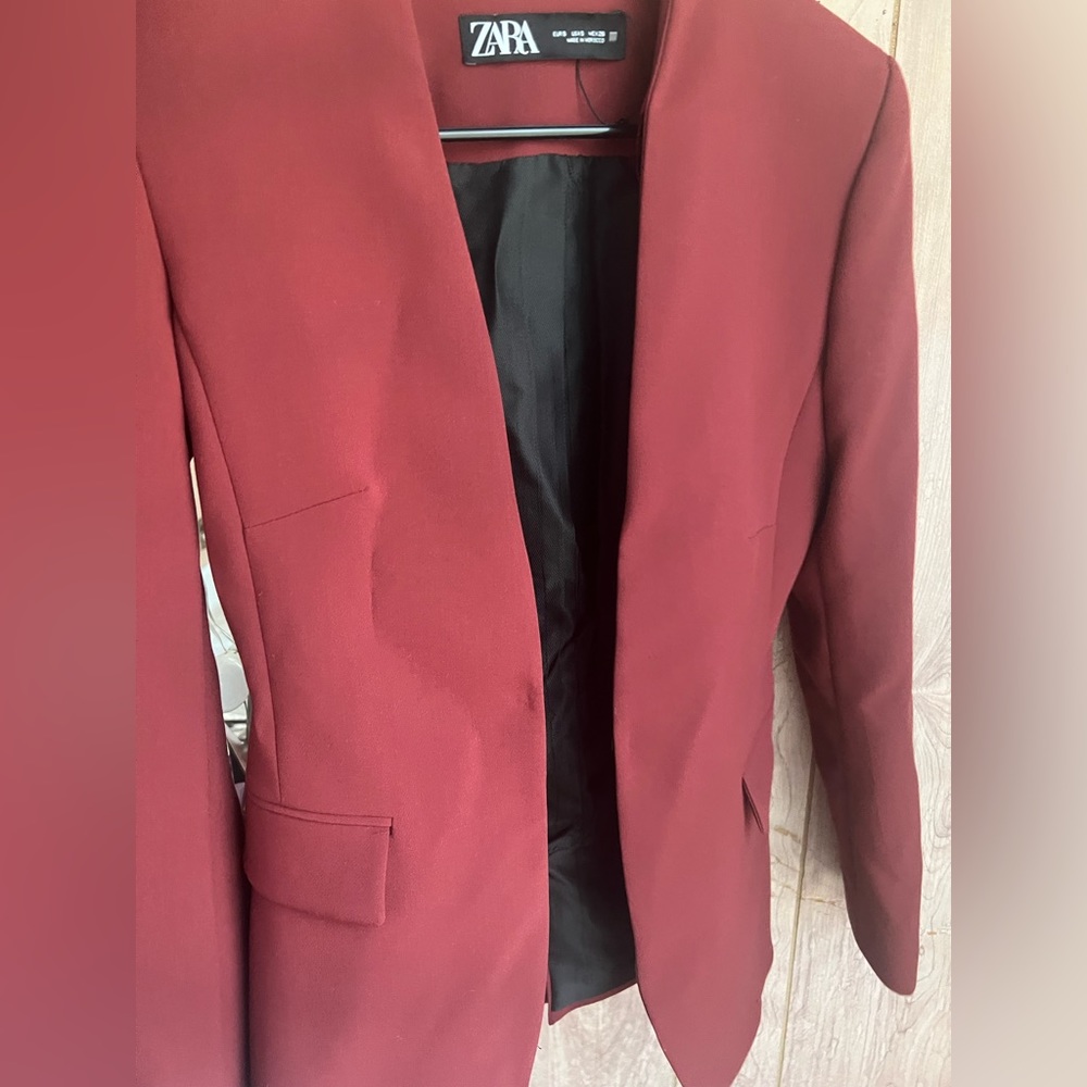 Lapelless Blazer